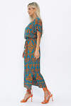 LT Collection Платье 589707 П15347-5М синий/оранжевый