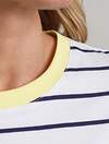 VILATTE Футболка 589803 D49.144 белый-т.синий-лимонный