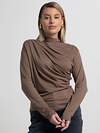 LT Collection Лонгслив 589923 Б15510-7М коричневый