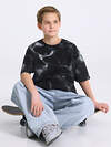 Апрель Футболка 590099 1ПДФК5108001н тай-дай на черном