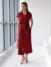 VILATTE Платье 590330 D22.269 гранатовый