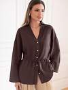 VILATTE Блузка 590356 D29.345 коричневый