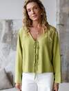 VILATTE Блузка 590368 D29.358 салатовый