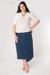 VILATTE Юбка 590369 D56.089 темно-синий