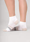 CLEVER Носки 590465 Д5603 белый/меланж св.бежевый