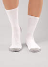 CLEVER Носки 590474 S143 белый/меланж серый
