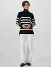 MARK FORMELLE Джемпер 590496 122534 черно -белая полоска