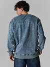 MARK FORMELLE Свитшот 590565 121873/1 ACID WASH графит +печать
