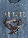 MARK FORMELLE Свитшот 590567 121873/1 ACID WASH графит +печать1