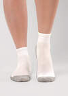 CLEVER Носки 590663 С1627 16-18,18-20 белый/меланж серый