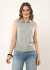 CLEVER Блузка 590693 267198шв т.серый