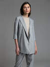 Emka Fashion Жакет 94093 ML608/minimal Серый