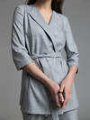 Emka Fashion Жакет 94093 ML608/minimal Серый