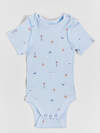 MARK FORMELLE Боди детское 591286 13023-2 голубое небо +маяк на голубом небе