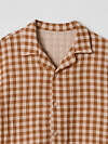 MARK FORMELLE Рубашка 591451 113467 коричневая клетка виши