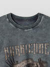 MARK FORMELLE Свитшот 591459 121873/1 ACID WASH графит +печать