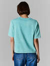 MARK FORMELLE Футболка 591568 112862 ACID WASH на пыльной бирюзе +печать