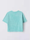 MARK FORMELLE Футболка 591568 112862 ACID WASH на пыльной бирюзе +печать