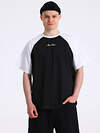 Апрель Футболка 591838 1МДФК5040001 черный+белый
