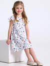 Апрель Платье 591844 1ДПБ5115001н нежные цветы на белом