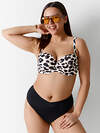 MARK FORMELLE Бюстгальтер купальный 591900 732218 леопард на молочном