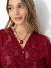 CHARUTTI Блуза 591991 12835 Бордовый