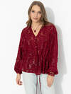 CHARUTTI Блуза 591991 12835 Бордовый