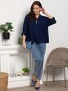 LT Collection Блуза 592049 Б15552-24М синий