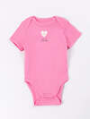 MARK FORMELLE Боди детское 592203 13015-2 сердечки на молоке +розовое саше