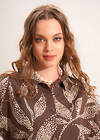 CLEVER Блузка 592484 263298/206лвн коричневый/св.бежевый