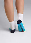CLEVER Носки 592576 С1408 16-18,18-20 белый/т.бирюзовый