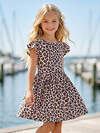 Апрель Платье 592743 1ДПБ5115001н коричневый леопард на бежевом