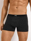 Omsa Трусы 592777 OmB 1236-25 Боксеры муж. с тканевой резинкой Принт, CO Nero (Черный)