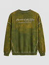 MARK FORMELLE Свитшот 593377 121893-1 ACID WASH желтый +печать