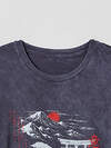 MARK FORMELLE Футболка 593486 111882 ACID WASH графит +печать