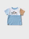 PLAYTODAY Джемпер 593894 12613072 white, light blue, brown