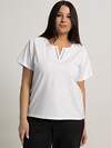 LT Collection Блуза 593974 Б15693-18М Белый