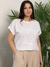 LT Collection Блуза 593989 Б15708-20М Белый