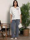 LT Collection Блуза 593994 Б15712-18М Белый