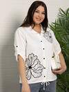 LT Collection Блуза 593994 Б15712-18М Белый