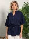 LT Collection Блуза 594001 Б15532-30М Синий