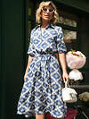 LT Collection Платье 594028 П15827-18М Голубой