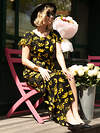 LT Collection Платье 594040 П15816-16М Желтый