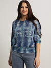 LT Collection Блуза 594071 Б15328-3М Синий
