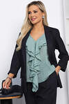 LT Collection Блуза 594075 Б15397-7М Зеленый