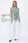 LT Collection Блуза 594075 Б15397-7М Зеленый