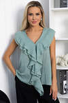 LT Collection Блуза 594075 Б15397-7М Зеленый