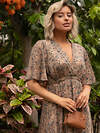 LT Collection Платье 594081 П15607-1М Бежевый