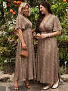LT Collection Платье 594081 П15607-1М Бежевый