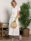 LT Collection Блуза 594122 Б15747-7М Белый
